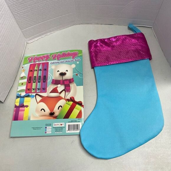 PEPPA PIG Christmas Stocking &Nickelodeon Blue’s Clues Coloring & Activity Book - Picture 9 of 10